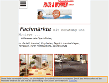 Tablet Screenshot of haus-wohnen.at